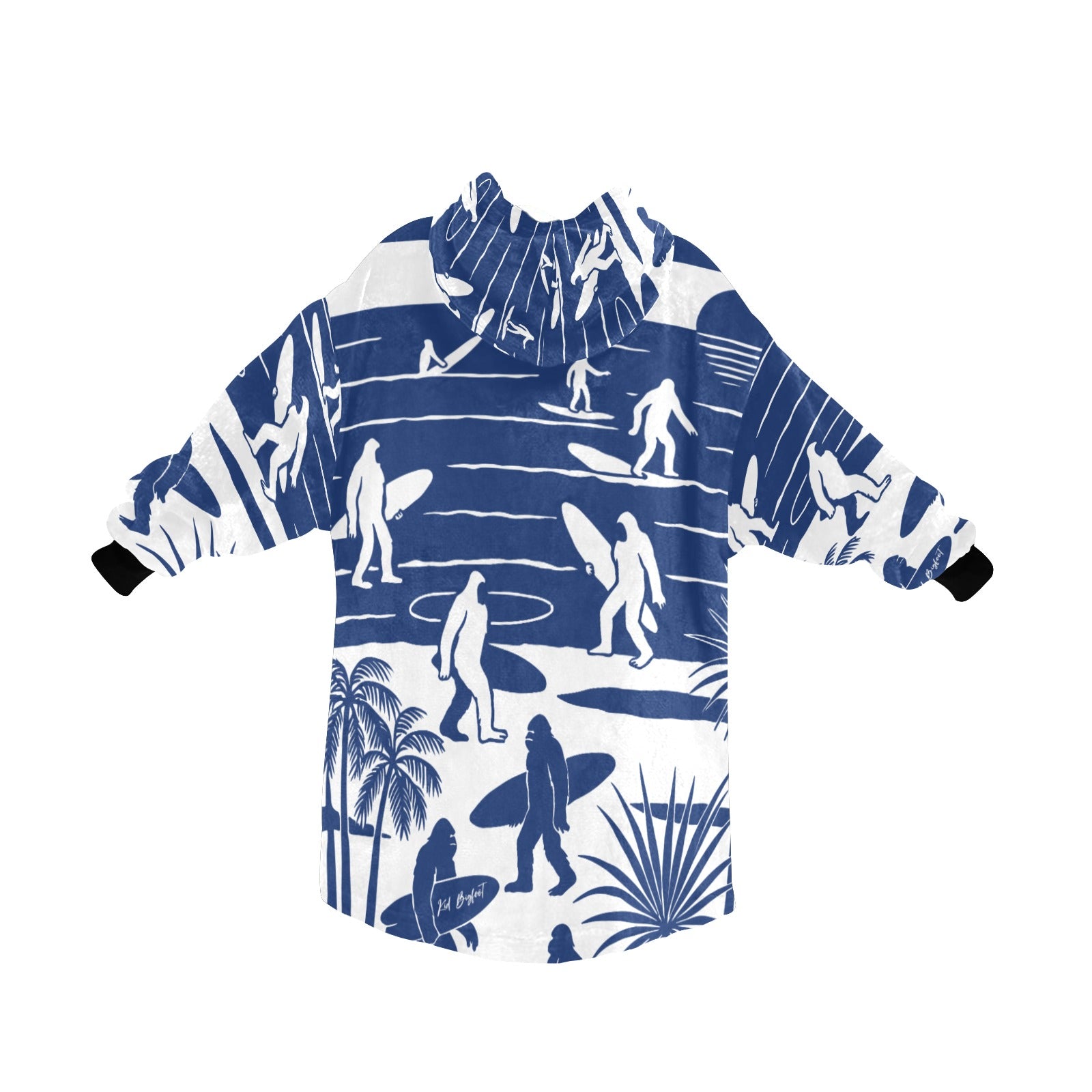 Kid Bigfoot Surf Club Blanket Hoodie