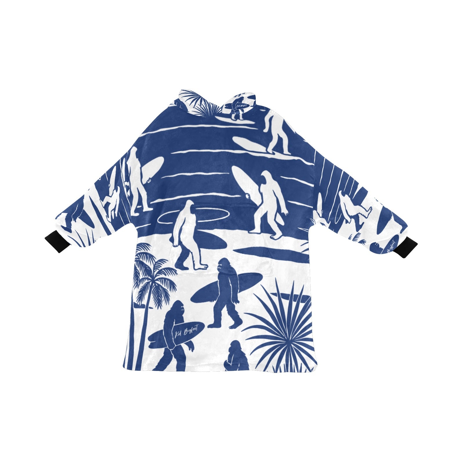 Kid Bigfoot Surf Club Blanket Hoodie